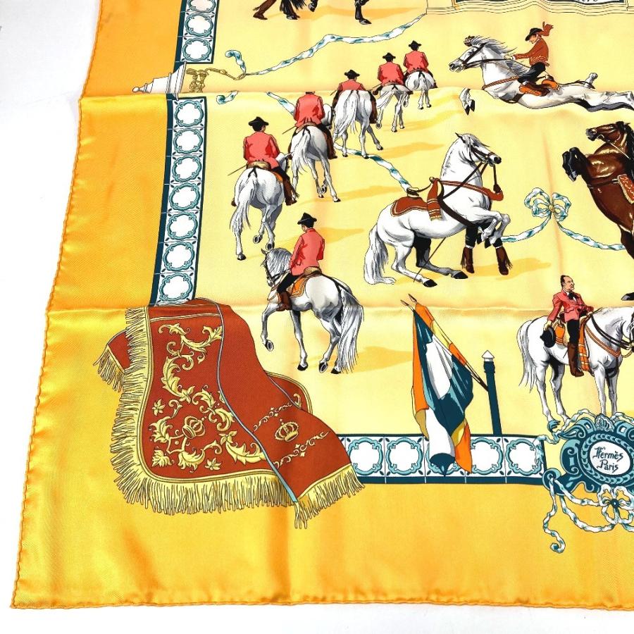 maggie【美品】 エルメス 【王立アンダルシア馬術学校】 カレ90 HERMES（エルメス） 美品 カレ90 カレ 90 王立アンダルシア馬術学校