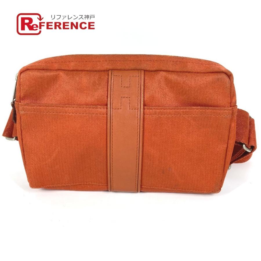 HERMES エルメス アカプルコ サンチュール カバン クロス ショルダーバッグ ウエストバッグ ボディバッグ オレンジ ユニセックス【中古】 | HERMES