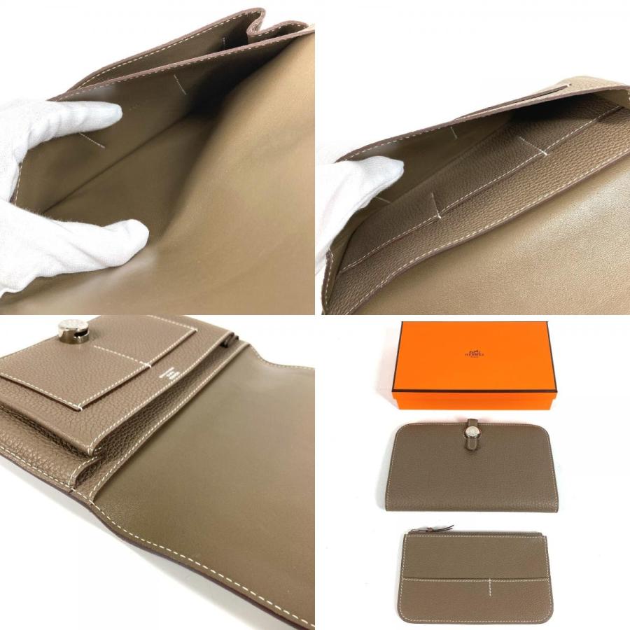 HERMES（エルメス） 美品 ドゴンデュオGM ドゴン デュオ GM ウォレット 