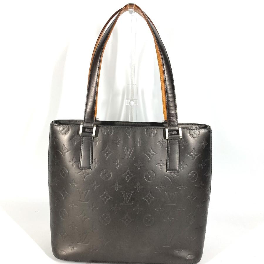 LOUIS VUITTON ルイヴィトン M55112 ストックトン トートバッグ 肩掛け カバン モノグラムマット ショルダーバッグ ブラック 【中古】 | LOUIS VUITTON | 02