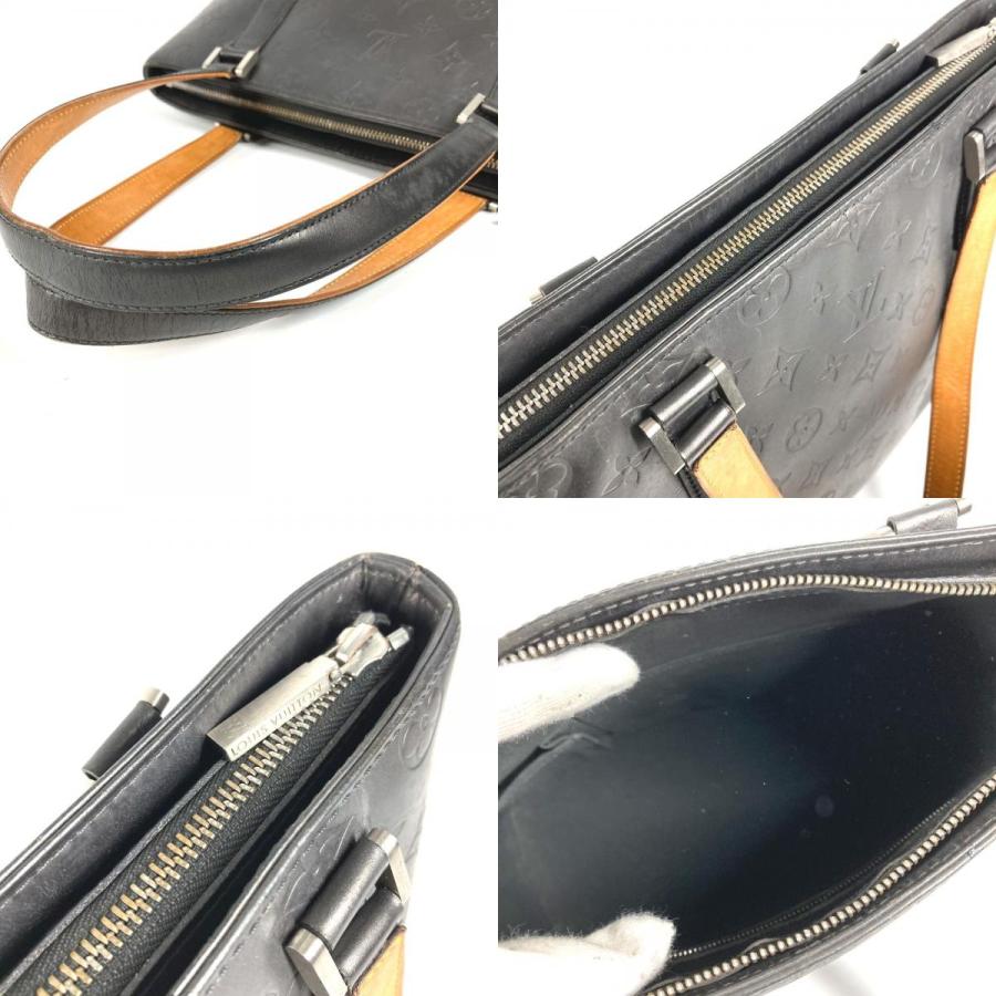 LOUIS VUITTON ルイヴィトン M55112 ストックトン トートバッグ 肩掛け カバン モノグラムマット ショルダーバッグ ブラック 【中古】 | LOUIS VUITTON | 08