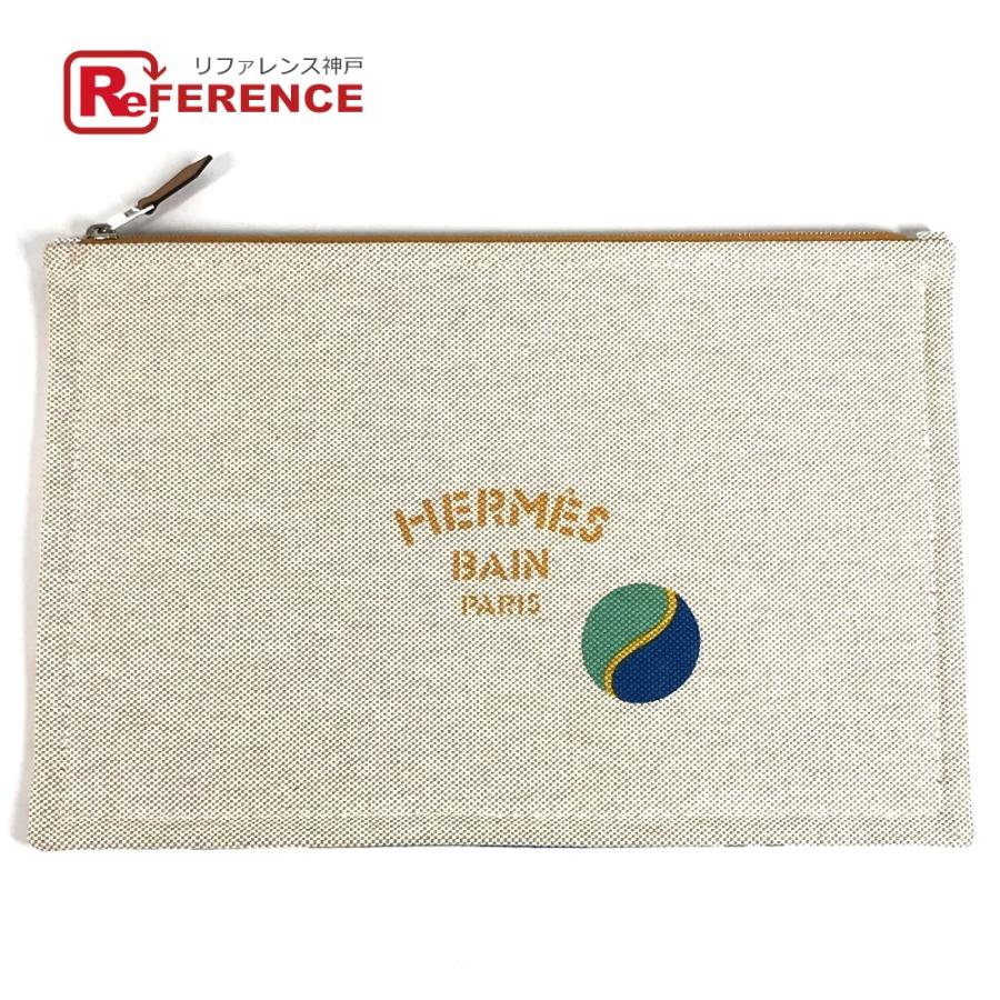 HERMES（エルメス） 未使用 フラットポーチ バルオボン プリント