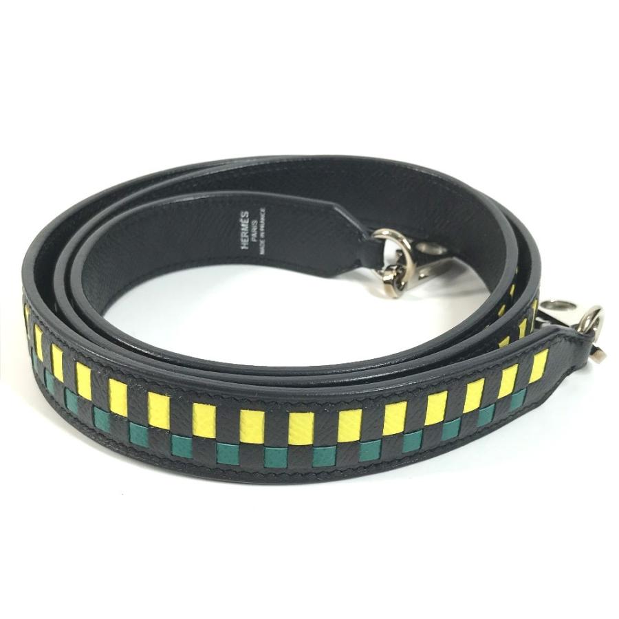 HERMES（エルメス） 美品 バンドリエールトレサージュドゥキュイール 
