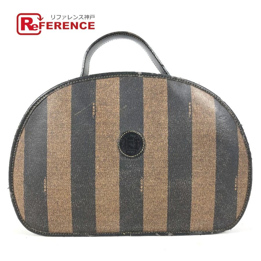 FENDI（フェンディ） ペカン ロゴ カバン バニティバッグ 鏡 ミラー 