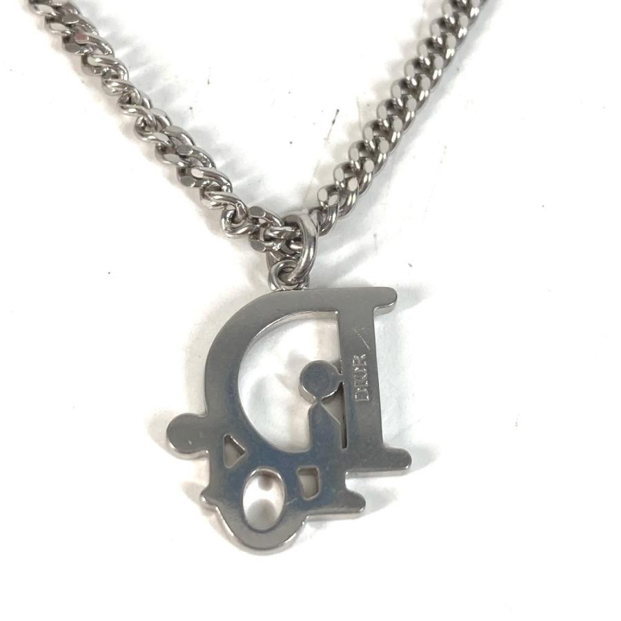Dior ディオール CDロゴ アクセサリー ジュエリー チェーンネックレス ネックレス シルバー ユニセックス【中古】 |  | 01