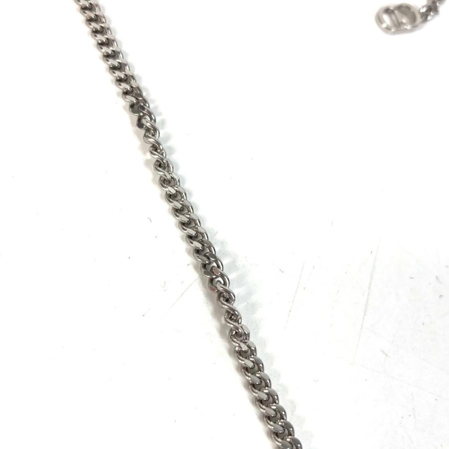 Dior ディオール CDロゴ アクセサリー ジュエリー チェーンネックレス ネックレス シルバー ユニセックス【中古】 |  | 04