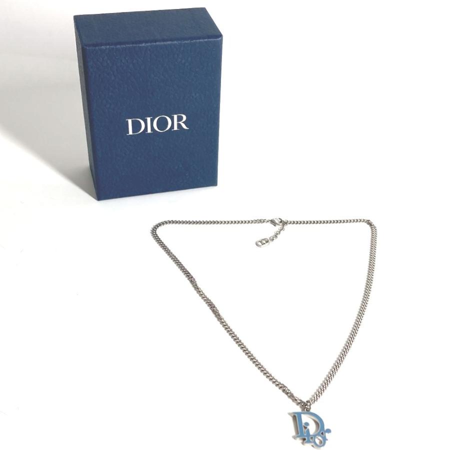Dior ディオール CDロゴ アクセサリー ジュエリー チェーンネックレス ネックレス シルバー ユニセックス【中古】 |  | 06