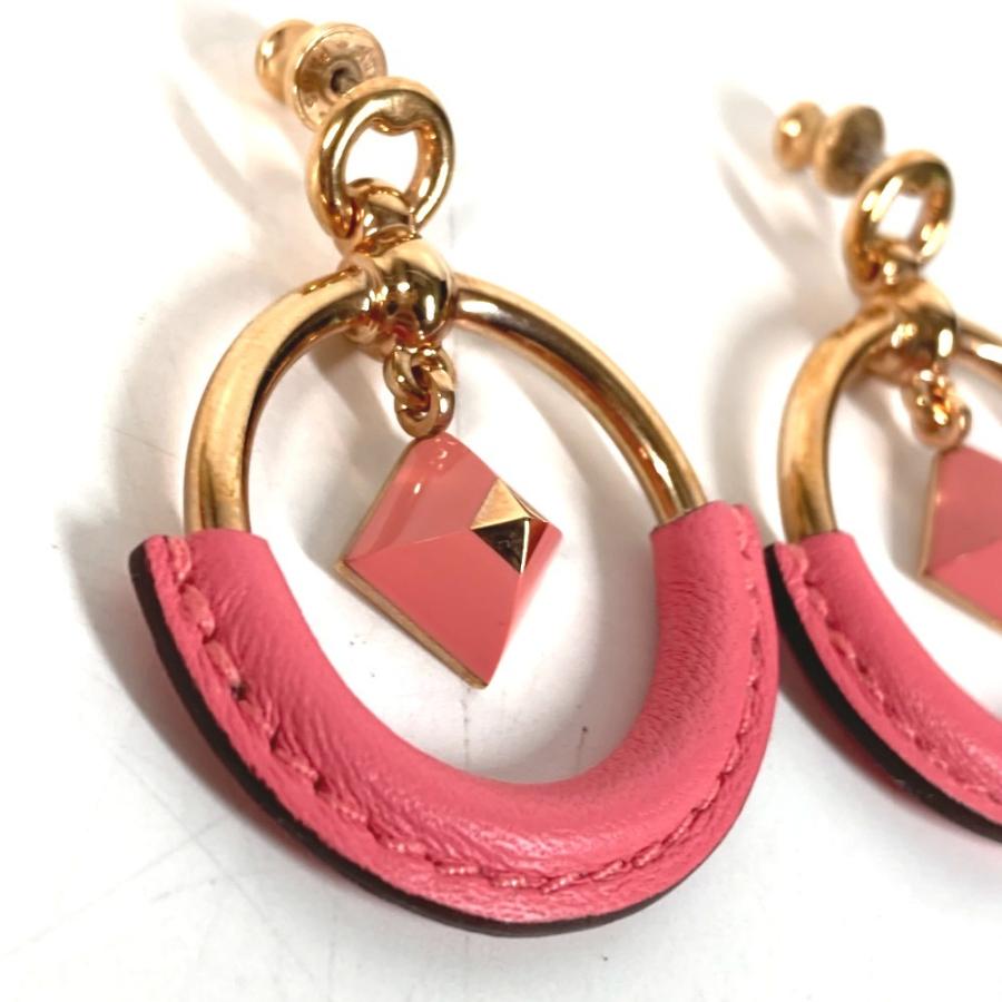 HERMES エルメス ループ メドール ピアス PM  アクセサリー ジュエリー ピアス ピンク ユニセックス【中古】 | HERMES | 02