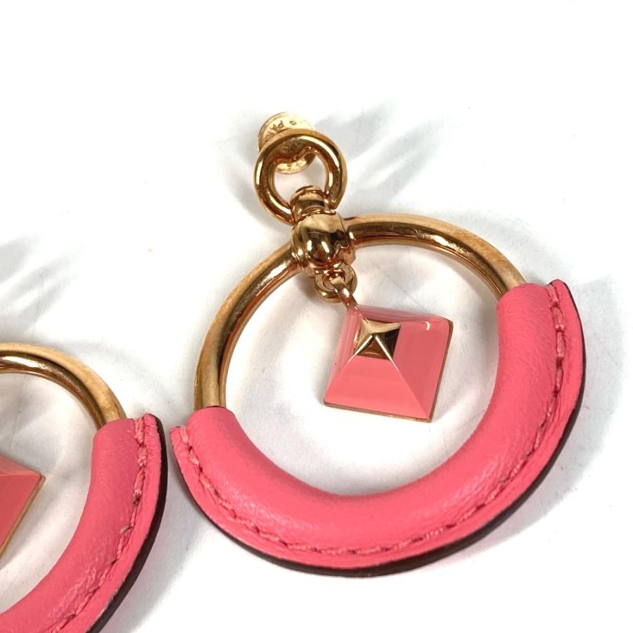 HERMES エルメス ループ メドール ピアス PM  アクセサリー ジュエリー ピアス ピンク ユニセックス【中古】 | HERMES | 03
