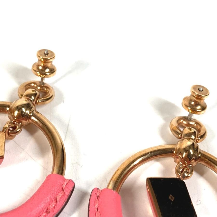 HERMES エルメス ループ メドール ピアス PM  アクセサリー ジュエリー ピアス ピンク ユニセックス【中古】 | HERMES | 06