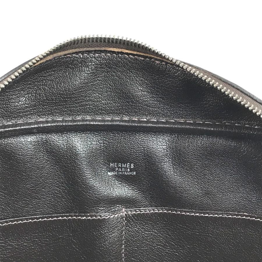 HERMES エルメス プリュム32 プリュム 32 トートバッグ カバン 鞄 ビジネスバッグ ハンドバッグ エクリュ/エベンヌ ブラウン【中古】 | HERMES | 07