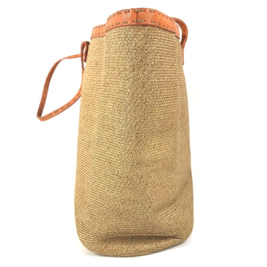 FENDI フェンディ セレリア ロゴ  鞄 トートバッグ 肩掛け ショルダーバッグ ベージュ ユニセックス【中古】 | FENDI | 03