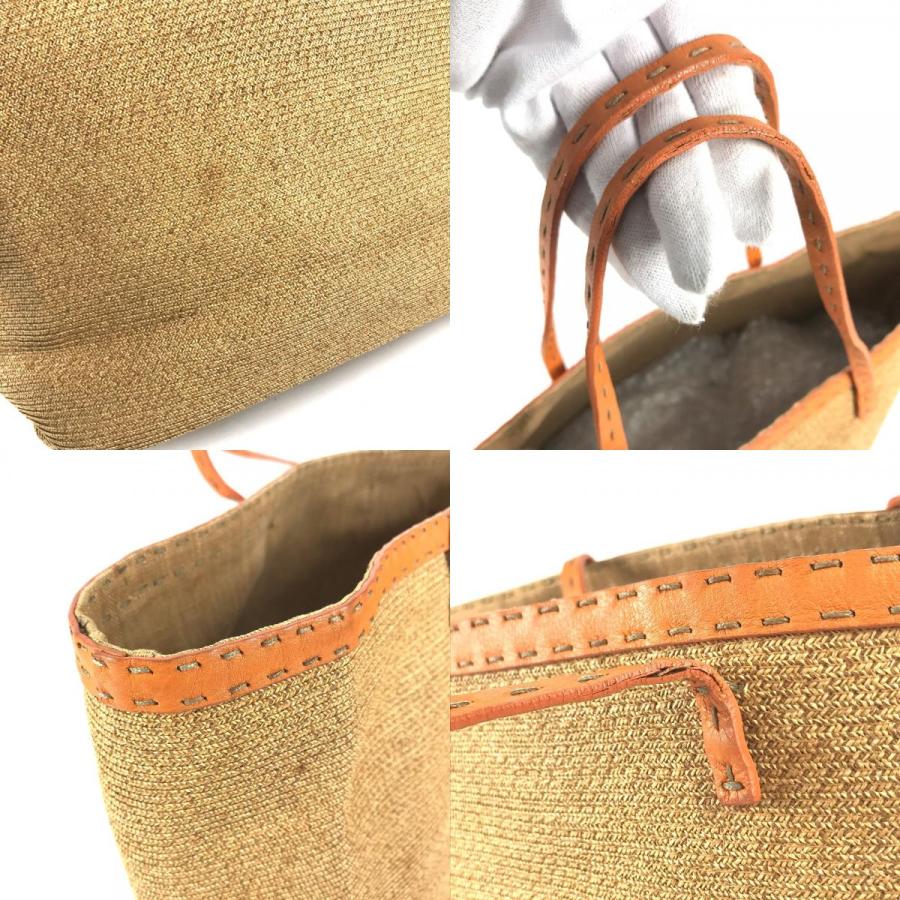 FENDI フェンディ セレリア ロゴ  鞄 トートバッグ 肩掛け ショルダーバッグ ベージュ ユニセックス【中古】 | FENDI | 07