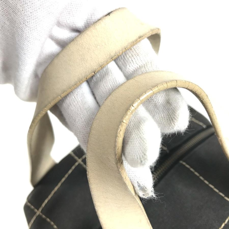 CHANEL シャネル CC ココマーク チョコバー カバン ミニボストンバッグ バイカラー ヴィンテージ ハンドバッグ ブラック 【中古】 | CHANEL | 07