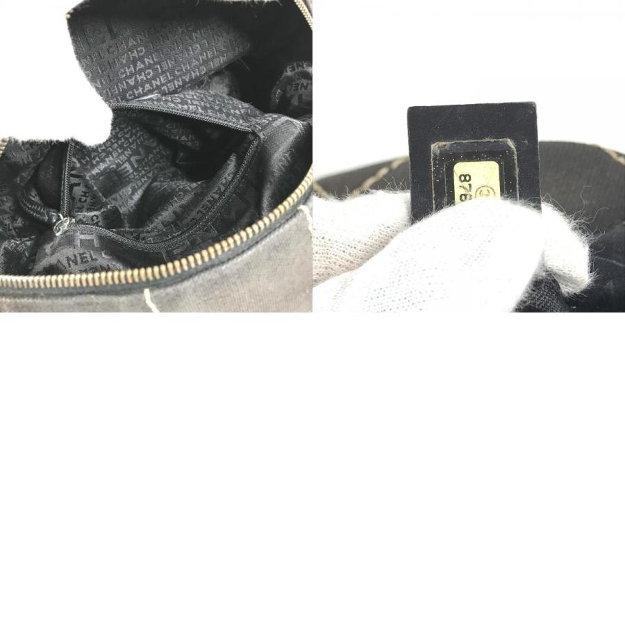 CHANEL シャネル CC ココマーク チョコバー カバン ミニボストンバッグ バイカラー ヴィンテージ ハンドバッグ ブラック 【中古】 | CHANEL | 09