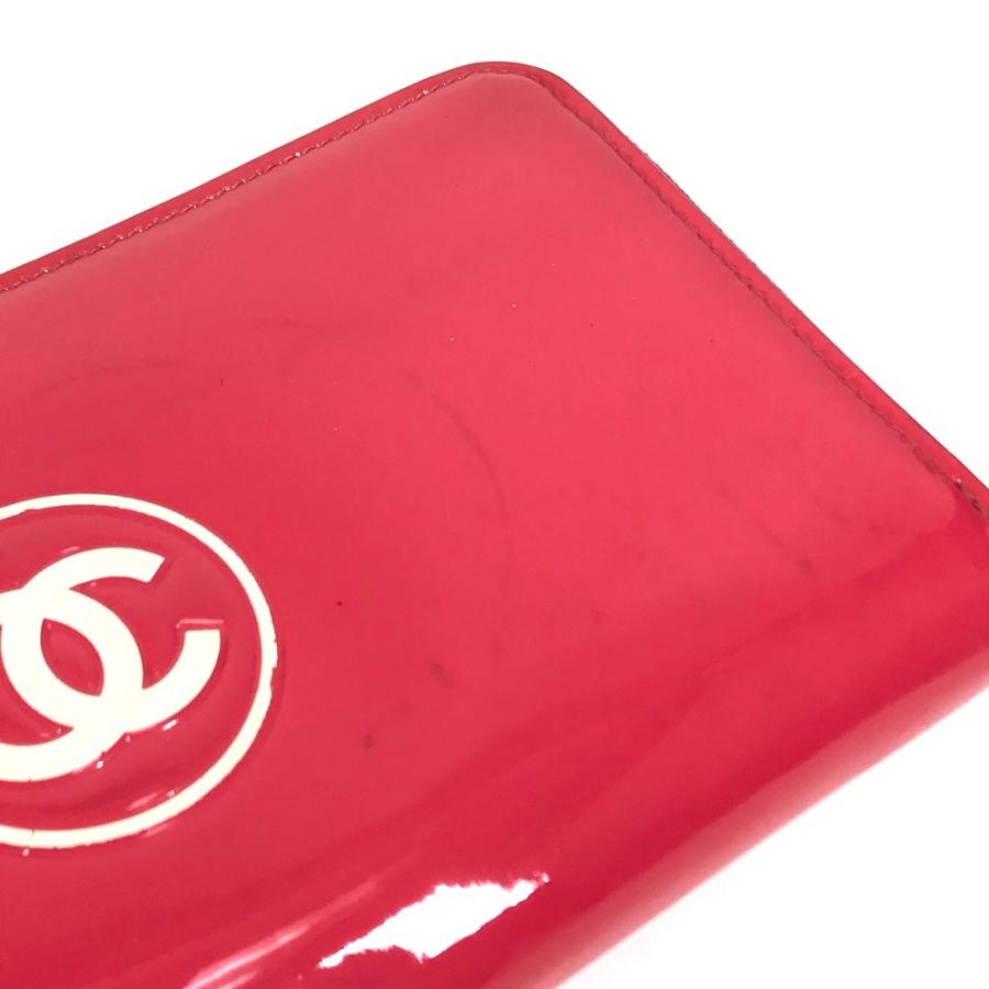 CHANEL シャネル A69091 CC ココマーク ロゴ ロングウォレット ラウンドファスナー メイクアップ 長財布 ピンク レディース【中古】 | CHANEL | 02