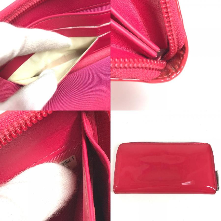 CHANEL シャネル A69091 CC ココマーク ロゴ ロングウォレット ラウンドファスナー メイクアップ 長財布 ピンク レディース【中古】 | CHANEL | 08