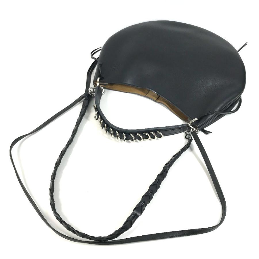 LOEWE ロエベ 326.62.P66 フォーチュン ホーボー  カバン 2WAYバッグ ハンドバッグ チェーン ショルダーバッグ ブラック【中古】 | LOEWE | 07