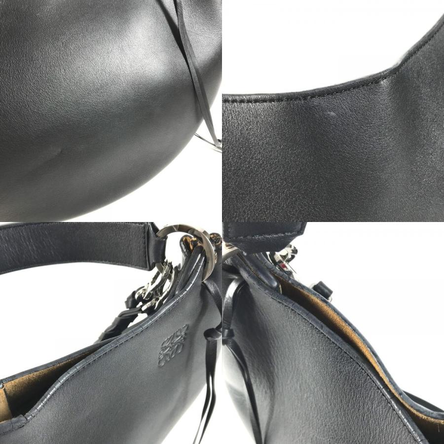 LOEWE ロエベ 326.62.P66 フォーチュン ホーボー  カバン 2WAYバッグ ハンドバッグ チェーン ショルダーバッグ ブラック【中古】 | LOEWE | 08