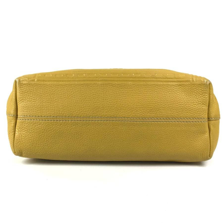 FENDI フェンディ 8BH185 セレリア ロゴ 馬 ホース柄 鞄 トートバッグ 肩掛け ショルダーバッグ イエロー ユニセックス【中古】 | FENDI | 04