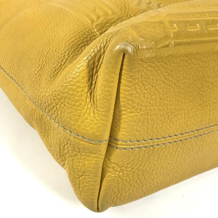 FENDI フェンディ 8BH185 セレリア ロゴ 馬 ホース柄 鞄 トートバッグ 肩掛け ショルダーバッグ イエロー ユニセックス【中古】 | FENDI | 06
