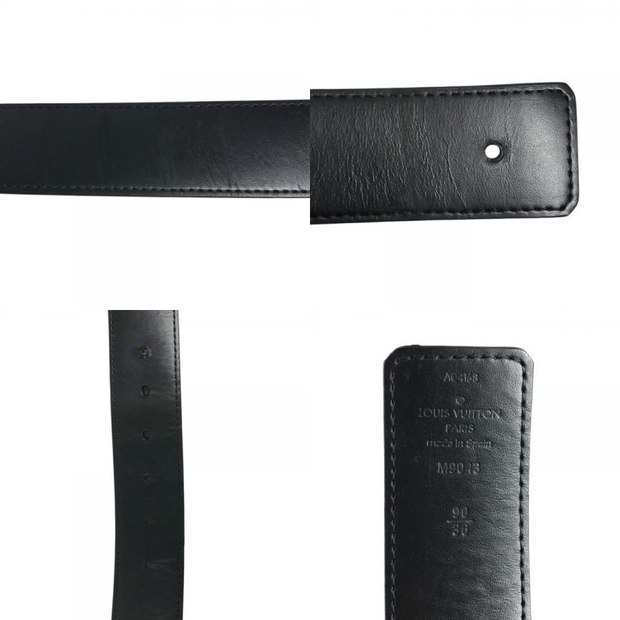 LOUIS VUITTON ルイヴィトン M9043U ベルト LV イニシャル リバーシブル アクセサリー モノグラムエクリプス ブラック メンズ【中古】 | LOUIS VUITTON | 08