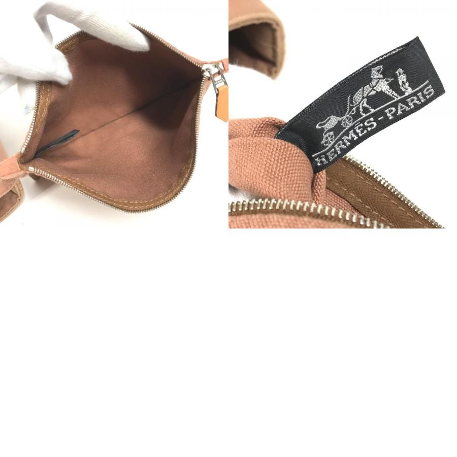HERMES エルメス パニエドプラージュGM  ビーチバッグ ショルダーバッグ ポーチ付き ハンドバッグ ブラウン ユニセックス【中古】 | HERMES | 09