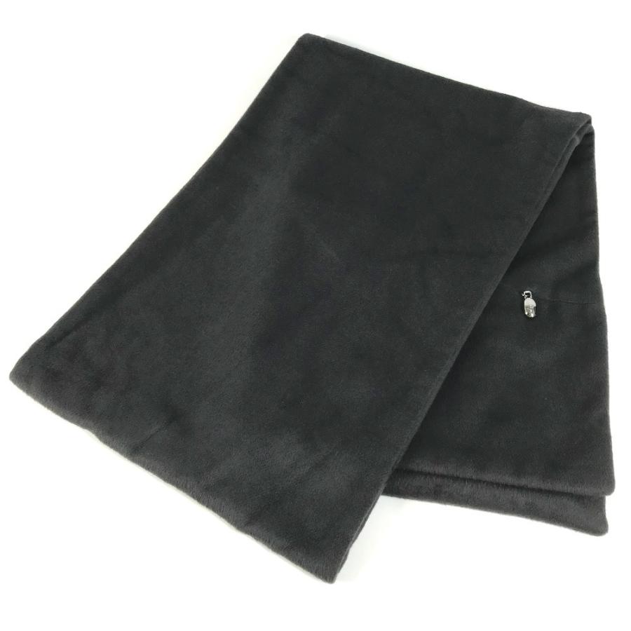 美品 Dior ディオール ポケット付き ダブルポケット ストール 防寒具 ショール マフラー グレー ユニセックス【中古】 |  | 01