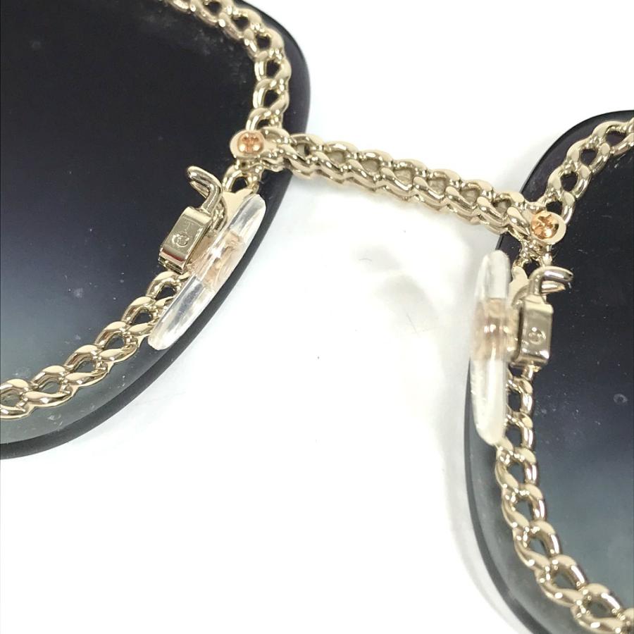 CHANEL シャネル 4244 CC ココマーク ロゴ チェーンストラップ付き 眼鏡 メガネ アイウェア サングラス ブラック ユニセックス【中古】 | CHANEL | 01