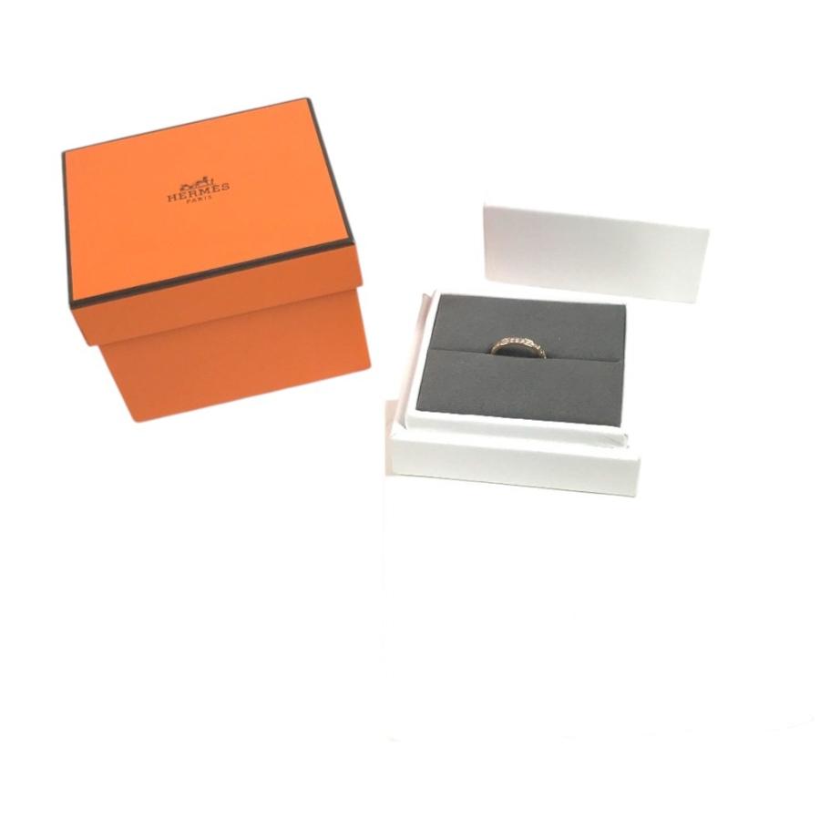 美品 HERMES エルメス H119669B  ウェディングリング エヴァーケリー 金 K18 18K  ジュエリー D0.41ct リング 指輪 ピンクゴールド【中古】 | HERMES | 06