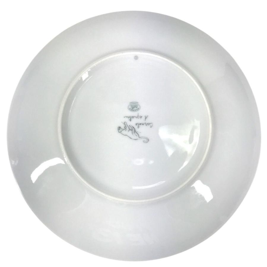 未使用 HERMES エルメス P038207P 赤道直下のスケッチ　21ｃｍ  プレート 食器 皿 鹿 21cm デザートプレート お皿 マルチカラー【中古】 | HERMES | 01