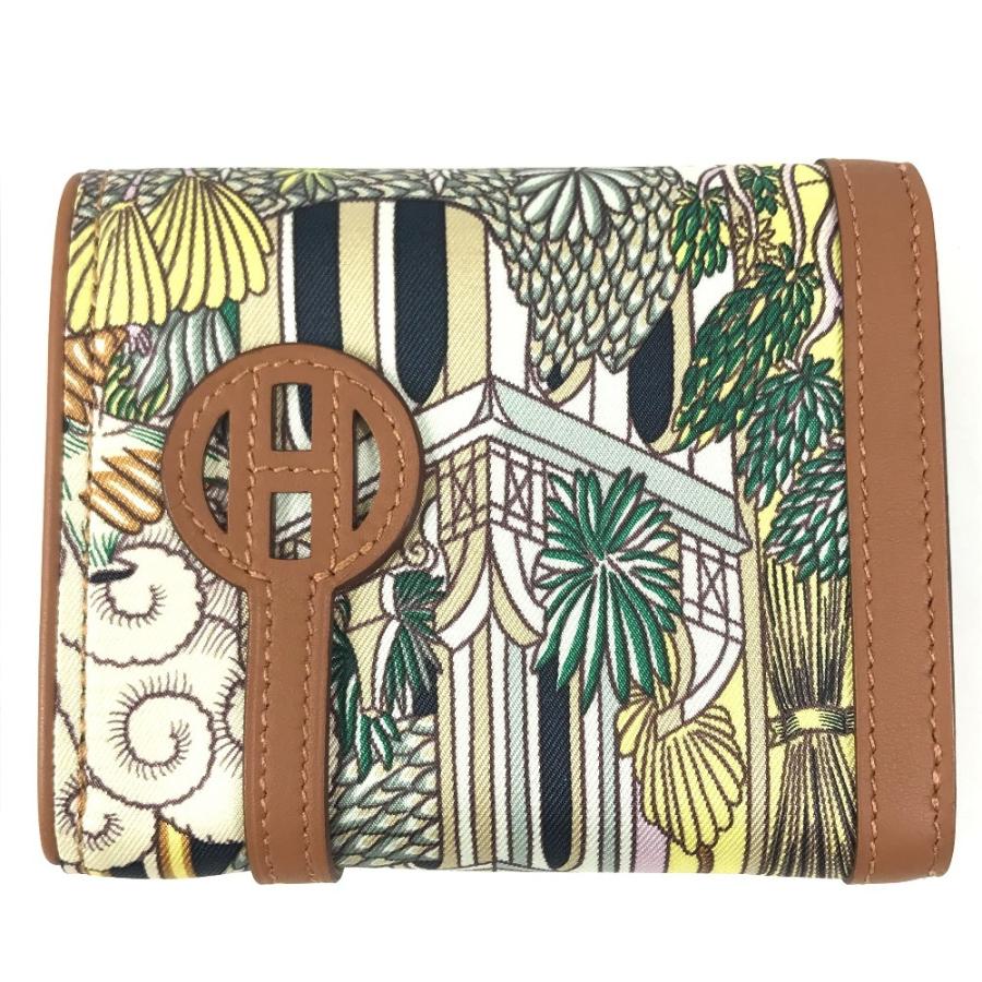 未使用 HERMES エルメス アヴェックソワ コンパクト Avexois Compact アニマポリス ANIMAPOLIS  コンパクトウォレット 2つ折り財布【中古】 | HERMES | 01