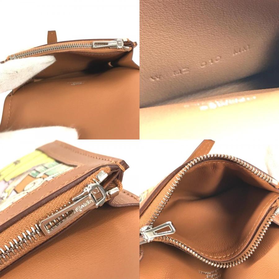 未使用 HERMES エルメス アヴェックソワ コンパクト Avexois Compact アニマポリス ANIMAPOLIS  コンパクトウォレット 2つ折り財布【中古】 | HERMES | 08