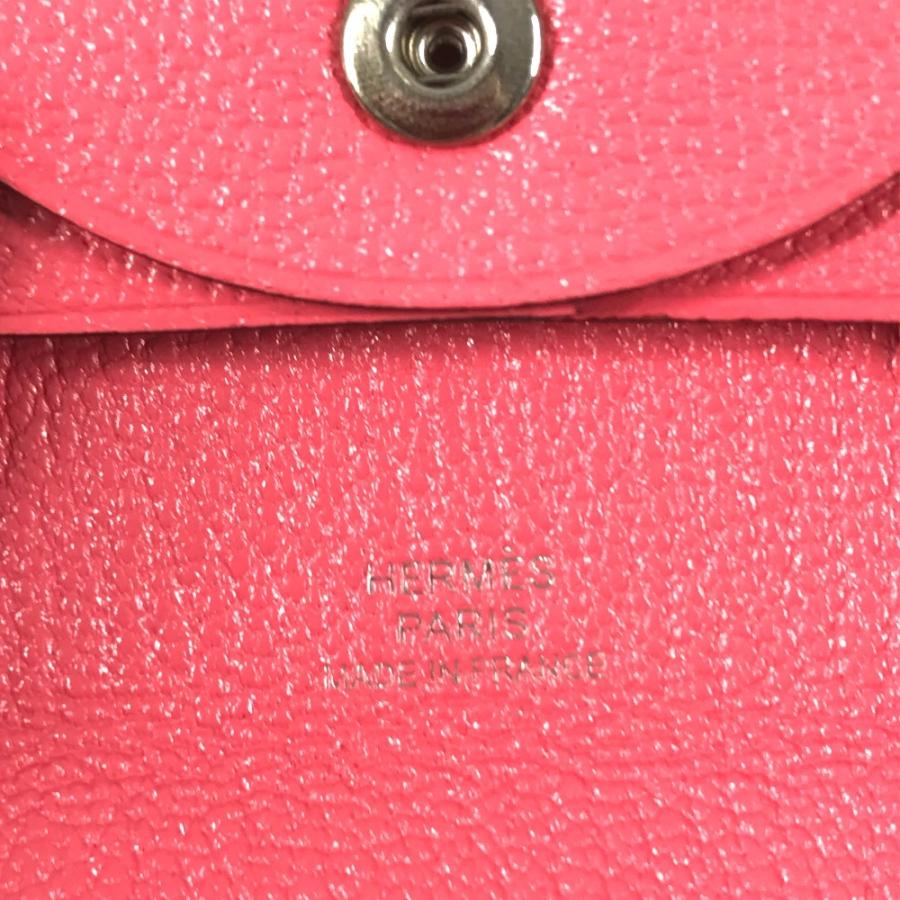 未使用 HERMES エルメス バスティア 財布 小銭入れ コインケース ローズアザレ ピンク レディース【中古】 | HERMES | 08