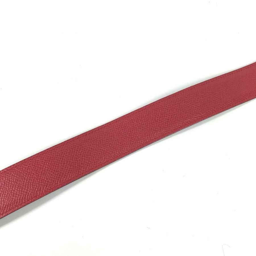 HERMES エルメス バイカラー ベルトのみ ボトムス用ベルト ファッション小物 ベルト レッド レディース【中古】 | HERMES | 03