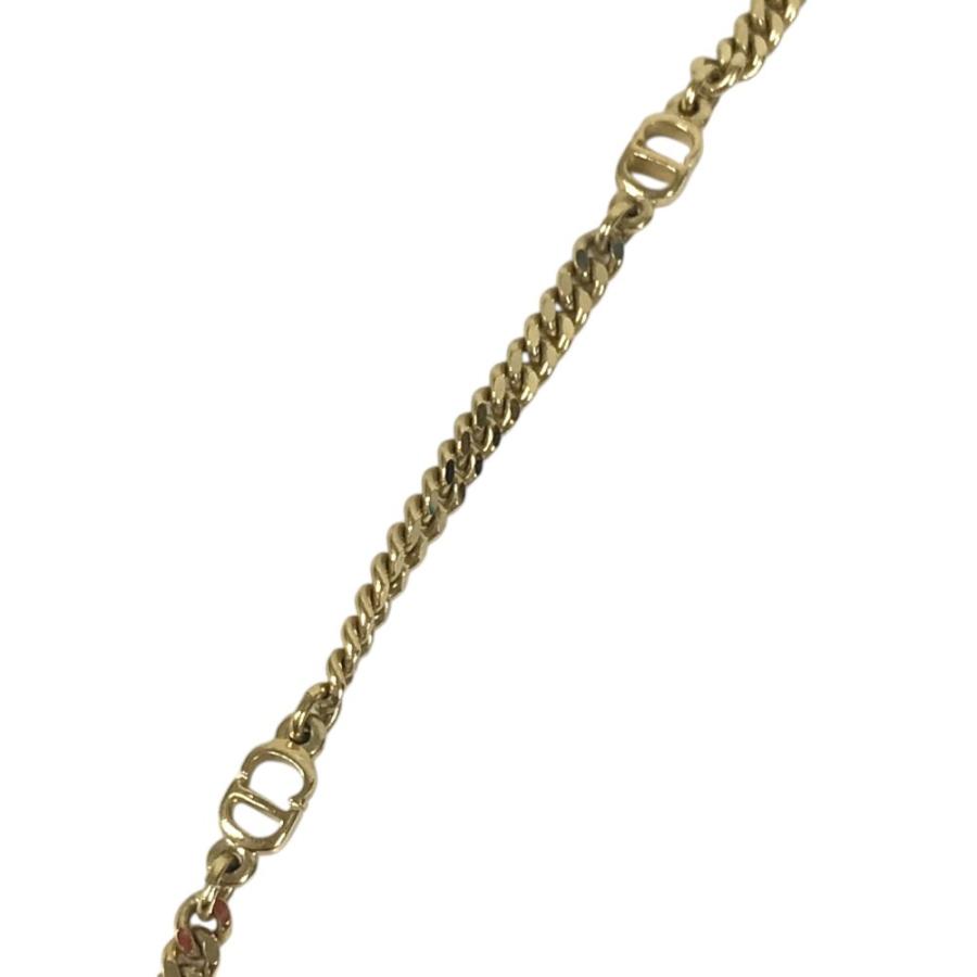 Dior ディオール ロングネックレス CDロゴ アクセサリー ジュエリー  ヴィンテージ ネックレス ゴールド ユニセックス【中古】 |  | 02