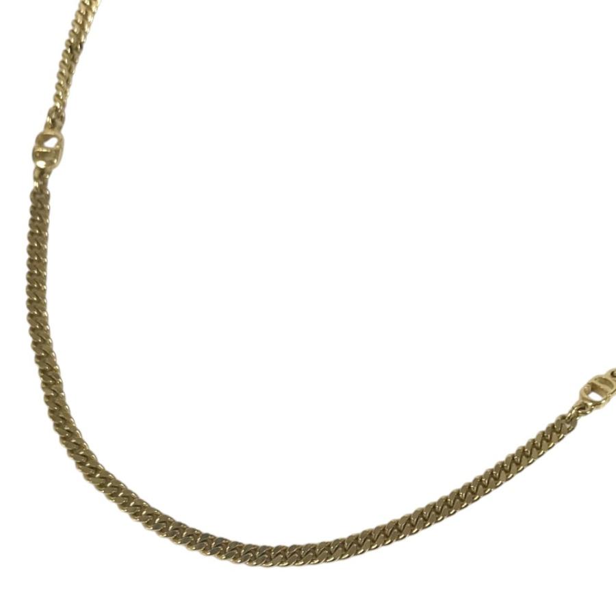 Dior ディオール ロングネックレス CDロゴ アクセサリー ジュエリー  ヴィンテージ ネックレス ゴールド ユニセックス【中古】 |  | 03