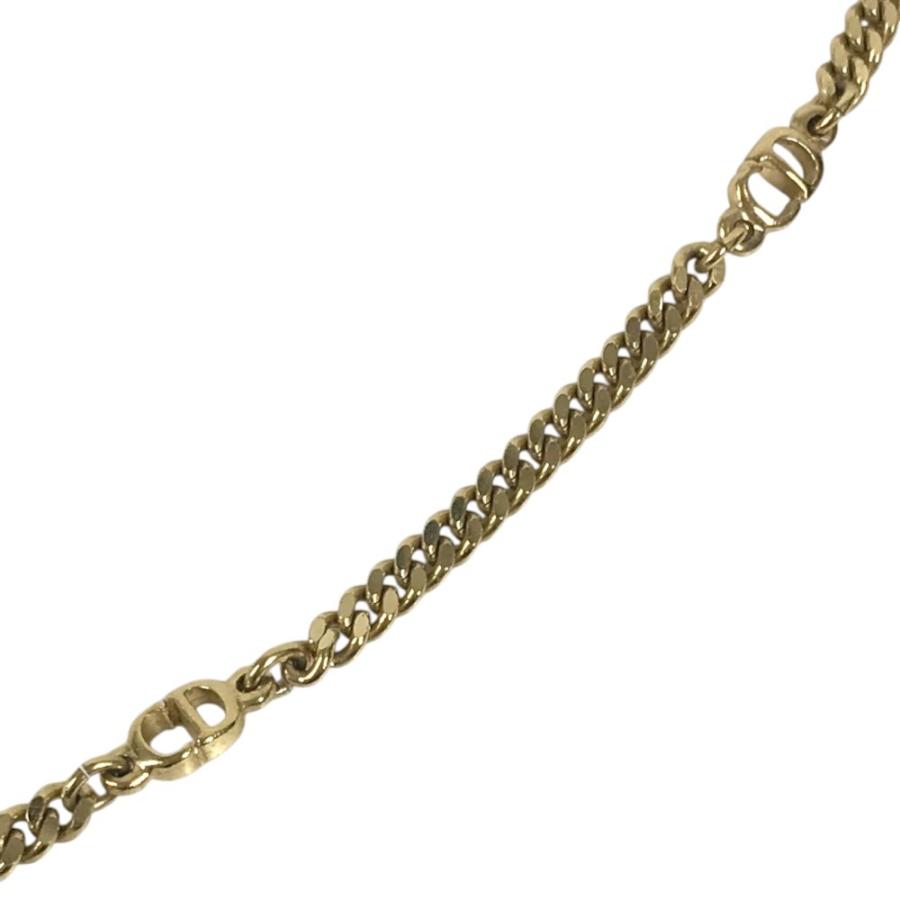 Dior ディオール ロングネックレス CDロゴ アクセサリー ジュエリー  ヴィンテージ ネックレス ゴールド ユニセックス【中古】 |  | 04
