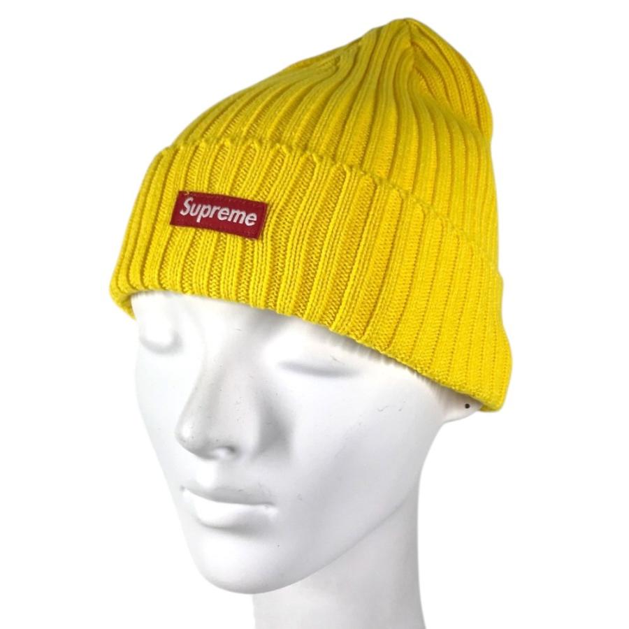 美品 Supreme シュプリーム ボックスロゴ ビーニー 帽子 ニット帽 ニットキャップ ニット帽 イエロー ユニセックス【中古】 | Supreme | 09