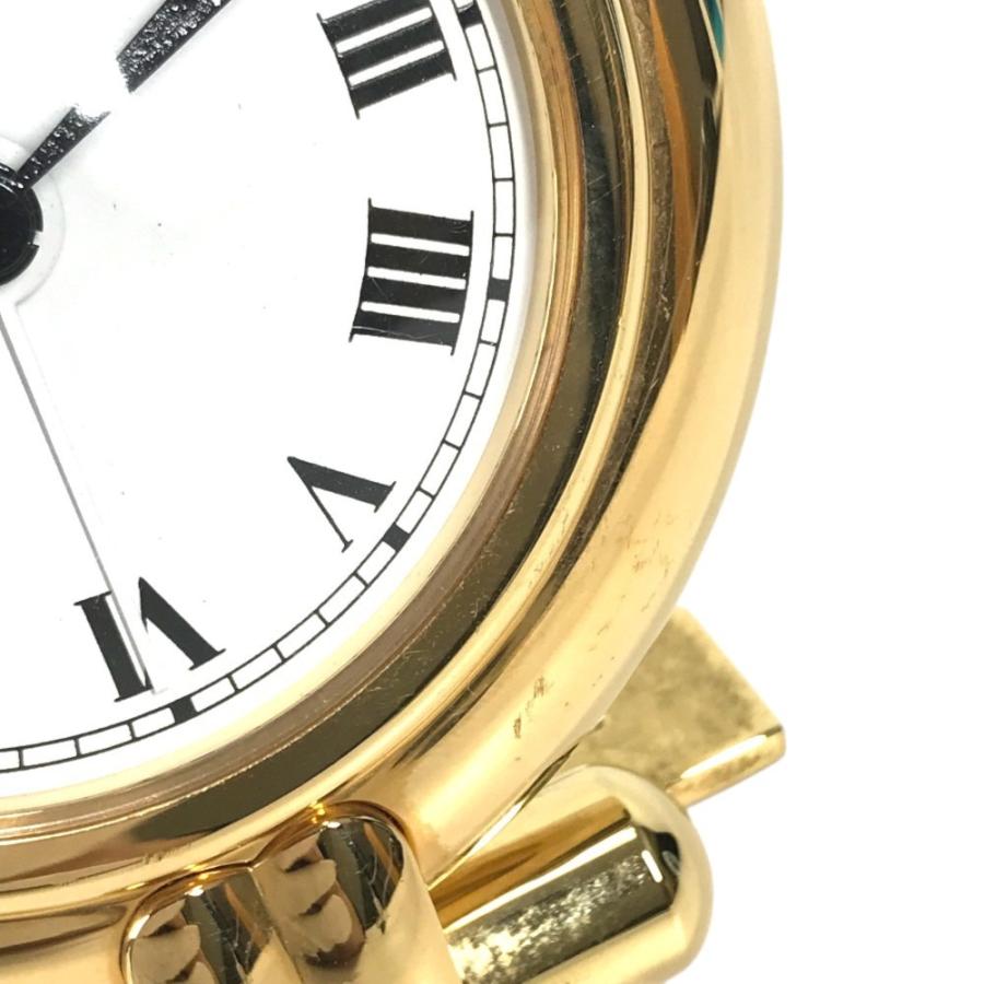 CARTIER カルティエ コリゼ デスククロック インテリア ロゴ ウォッチ トラベルクロック 置時計 ゴールド ユニセックス【中古】 | Cartier | 06