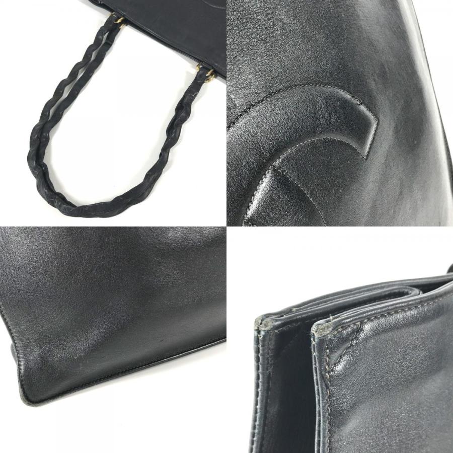 CHANEL シャネル CC ココマーク ロゴ デカココ カバン トートバッグ 肩掛け ヴィンテージ ショルダーバッグ ブラック ユニセックス【中古】 | CHANEL | 07