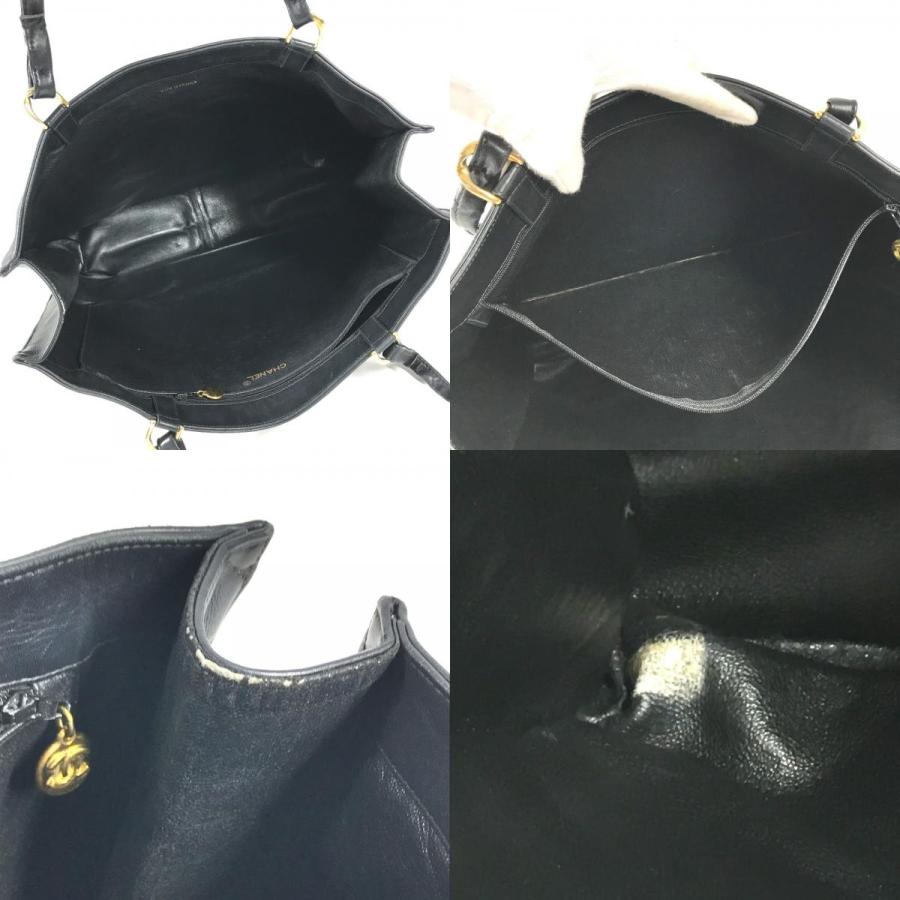 CHANEL シャネル CC ココマーク ロゴ デカココ カバン トートバッグ 肩掛け ヴィンテージ ショルダーバッグ ブラック ユニセックス【中古】 | CHANEL | 08