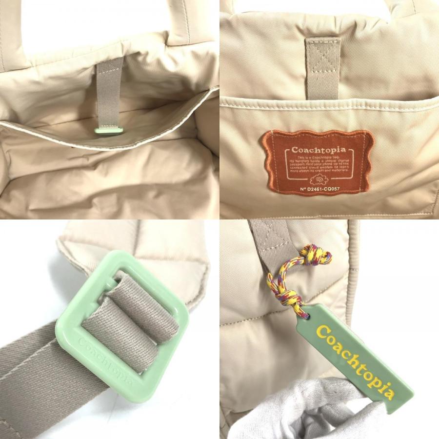 未使用 COACH コーチ CQ057 ループトート ショルダーバッグ 2WAYバッグ コーチトピア  トートバッグ ベージュ ユニセックス【中古】 | COACH | 09