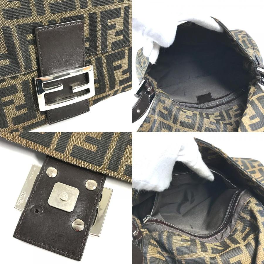 FENDI フェンディ マンマバケット ズッカ ロゴ マンマ バケット カバン トートバッグ フラップ ハンドバッグ ショルダーバッグ【中古】 | FENDI | 08