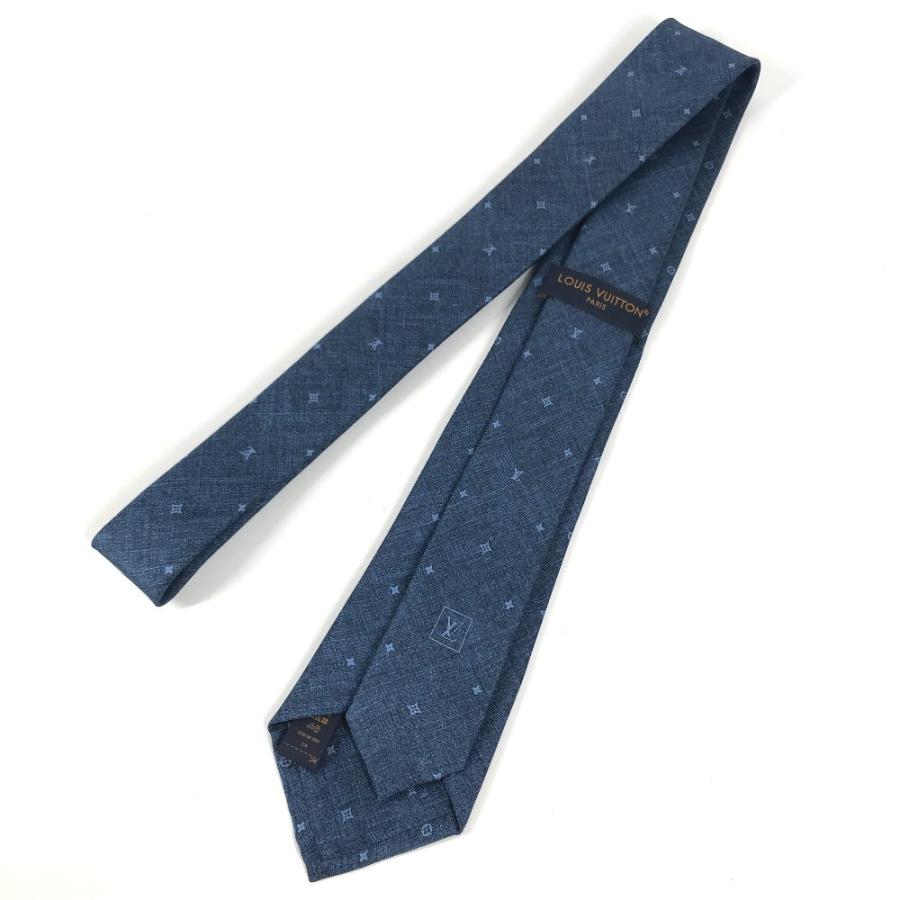 新品同様 LOUIS VUITTON ルイヴィトン ネクタイ コンステレーションデニム7CM アクセサリー ネクタイ メンズ M70203【中古】 | LOUIS VUITTON | 01