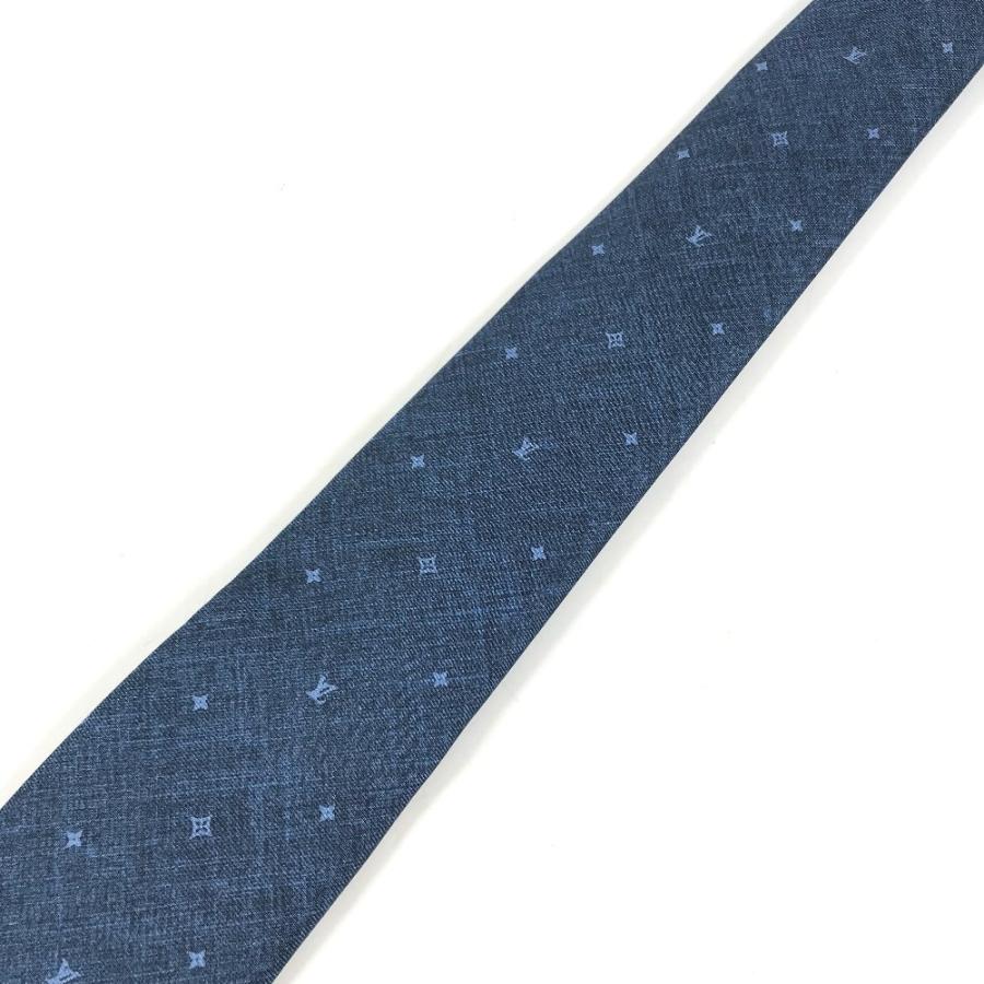 新品同様 LOUIS VUITTON ルイヴィトン ネクタイ コンステレーションデニム7CM アクセサリー ネクタイ メンズ M70203【中古】 | LOUIS VUITTON | 03