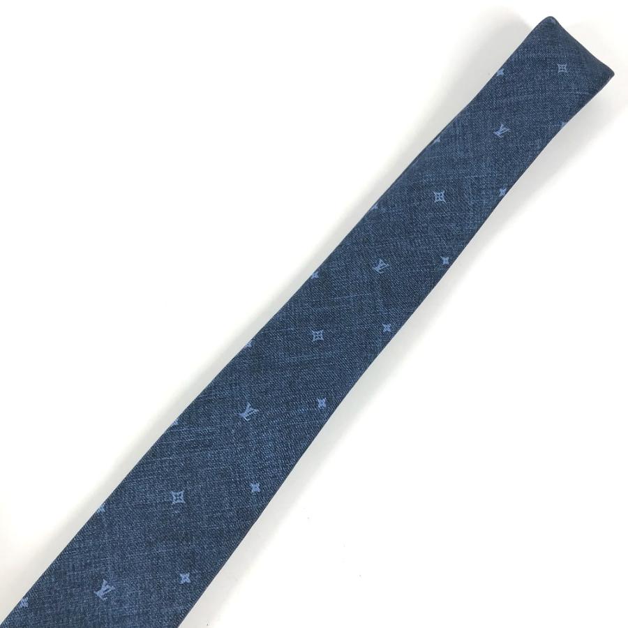 新品同様 LOUIS VUITTON ルイヴィトン ネクタイ コンステレーションデニム7CM アクセサリー ネクタイ メンズ M70203【中古】 | LOUIS VUITTON | 04