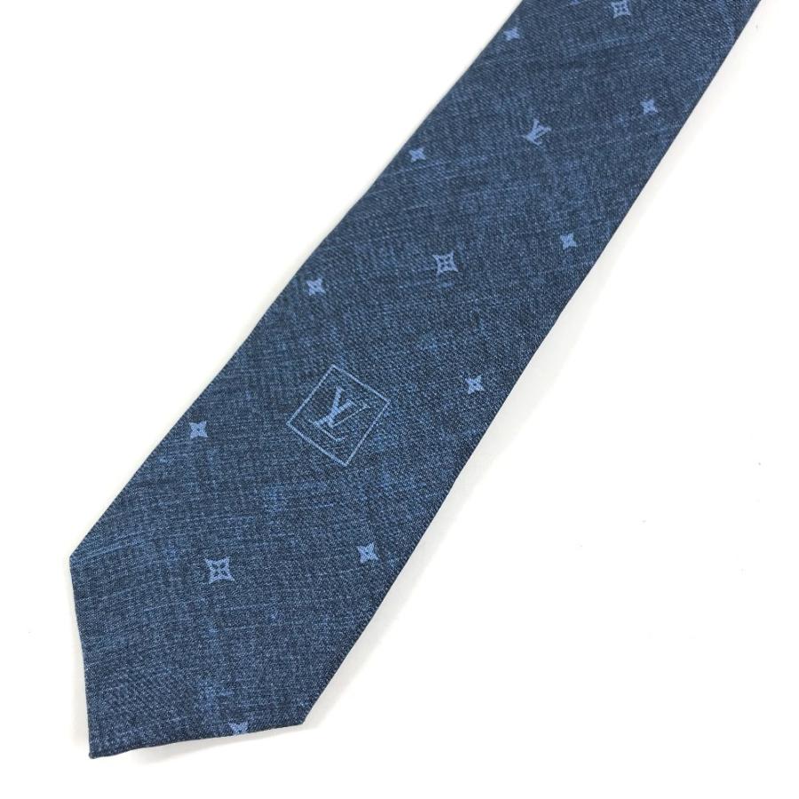 新品同様 LOUIS VUITTON ルイヴィトン ネクタイ コンステレーションデニム7CM アクセサリー ネクタイ メンズ M70203【中古】 | LOUIS VUITTON | 08