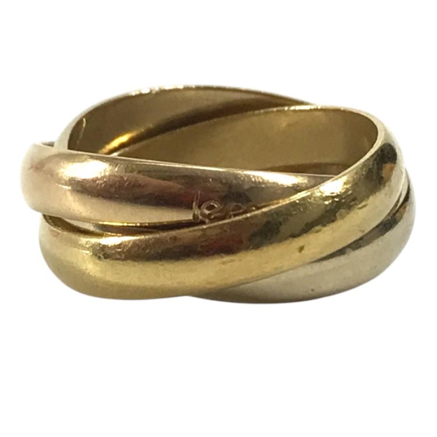 CARTIER カルティエ トリニティ ロゴ 3連 アクセサリー ジュエリー K18 金 18K リング・指輪 ゴールド レディース【中古】 | Cartier | 02