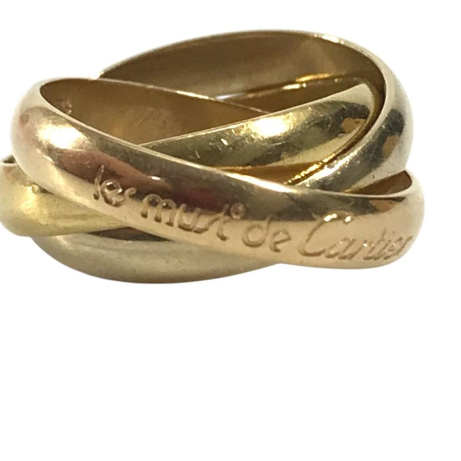CARTIER カルティエ トリニティ ロゴ 3連 アクセサリー ジュエリー K18 金 18K リング・指輪 ゴールド レディース【中古】 | Cartier | 04
